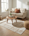 Metro Heights Collection Area Rug -  Flatiron Rectangle Beige  lifestyle 35