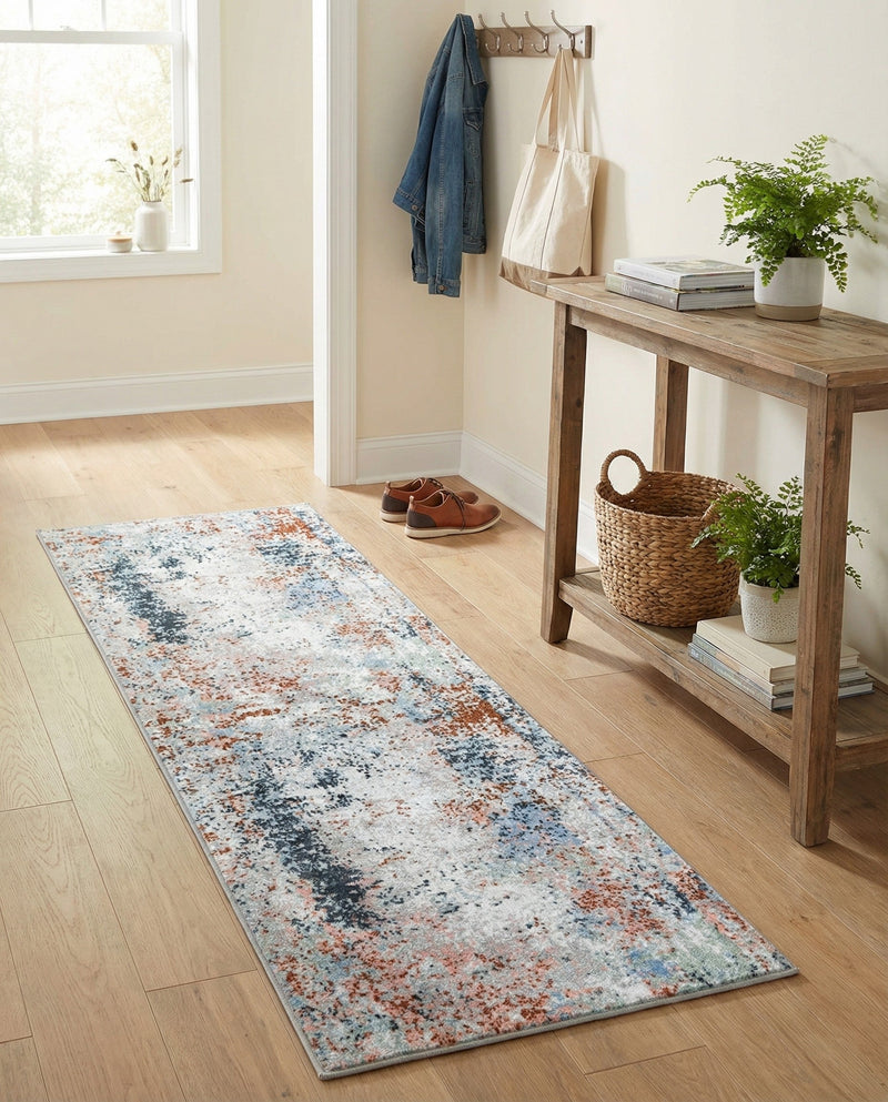 Aegean Elegance Washables Collection Area Rug -  Ithaca Runner Multi  lifestyle 69