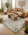 Tribal Terrace Treasures Collection Area Rug - Mayan Marina (Green) Rectangle Green  lifestyle 14