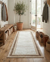 Coastal Haven Collection Area Rug -  Mariner Runner Ivory  lifestyle 24