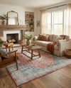 Coastal Haven Collection Area Rug -  Harborview Rectangle Red  lifestyle 30