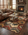 Frontier Trails Collection Area Rug -  Mesa Rectangle Multi  lifestyle 8
