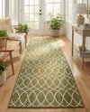 Savannah Pergola Collection Area Rug -  Pavilion (Green) Runner Green  lifestyle 37
