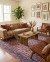 Zahara Oasis Collection Area Rug -  Meknes Rectangle Antique Pink  lifestyle 8