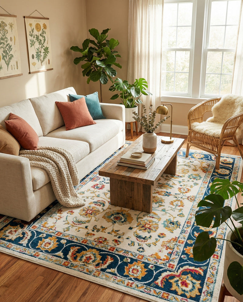 Adriana Terrace Collection Area Rug -  Positano (Multi) Rectangle Multi  lifestyle 21