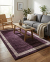 Studio Haven Collection Area Rug -  Alcove (Violet) Rectangle Violet  lifestyle 12
