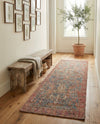 Savannah Threads Collection Area Rug -  Patagonian Runner Antique Blue  lifestyle 29