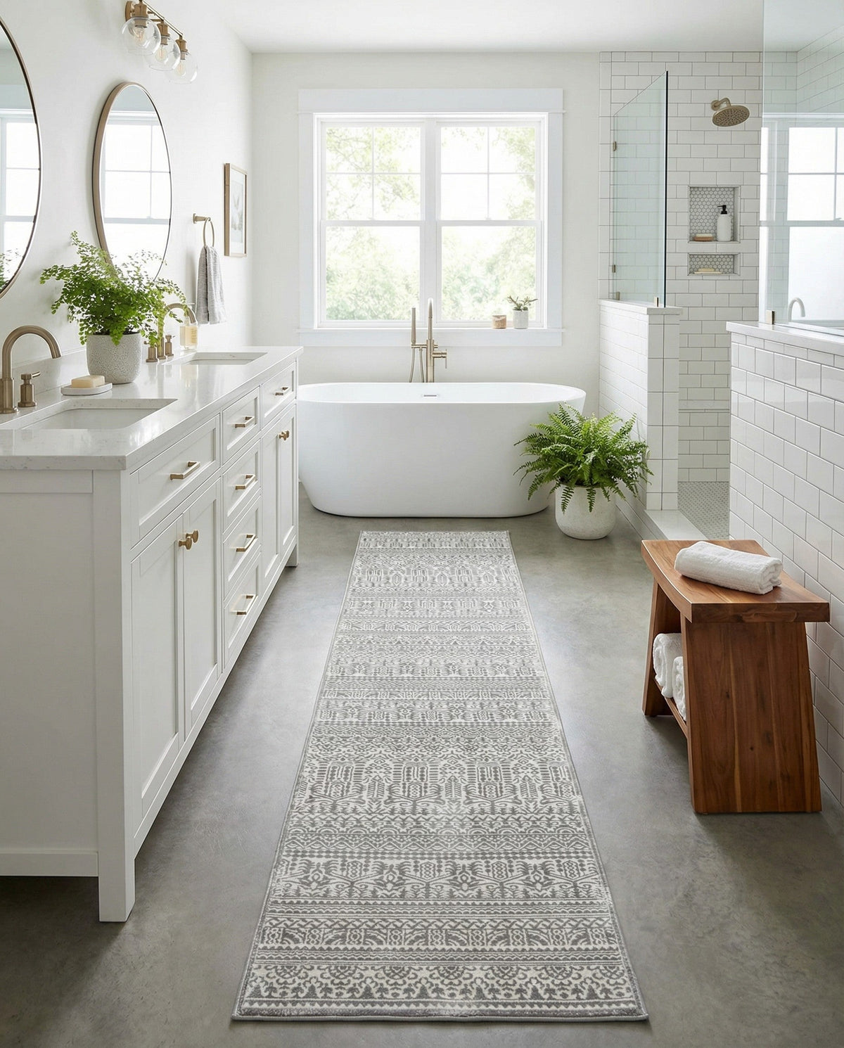 Metro Heights Collection Area Rug -  Chelsea Runner Gray  lifestyle 118
