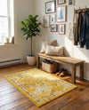 Brighton Terrace Collection Area Rug -  Rottingdean (Yellow) Rectangle Yellow  lifestyle 13