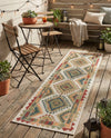 Coastal Terrace Collection Area Rug -  Sandbar Runner Ivory  lifestyle 77