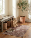 Sahara Essence Collection Area Rug - Oasis (Brown) Rectangle Brown  lifestyle 3