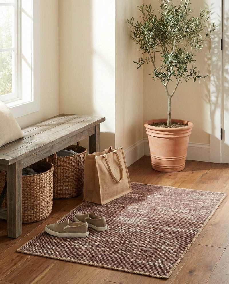 Sahara Essence Collection Area Rug - Oasis (Brown) Rectangle Brown  lifestyle 3