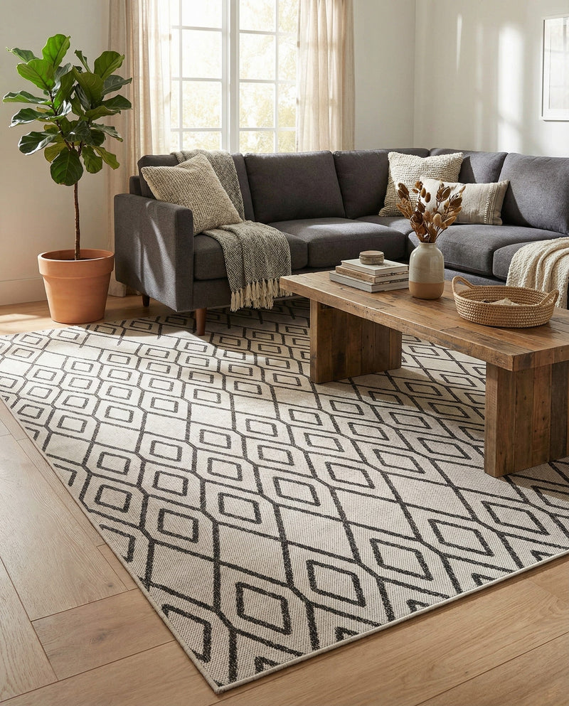 Urban Oasis Rugs Collection Area Rug -  Boulevard (Ivory) Rectangle Ivory  lifestyle 16