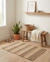 Woven Seaside Jute Collection Area Rug - Nantucket Rectangle Natural Ivory  lifestyle 55