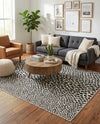 Urban Oasis Rugs Collection Area Rug -  Terrace (Black) Rectangle Black  lifestyle 5