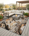 Urban Terrace Collection Area Rug -  Horizon Rectangle Multi  lifestyle 10