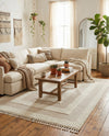 Sahara Chic Collection Area Rug -  Casablanca Rectangle Ivory  lifestyle 25