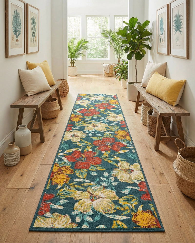Seaside Haven Rugs Collection Area Rug -  Nautical Runner Multi  lifestyle 61