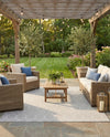Savannah Pergola Collection Area Rug -  Pavilion (Light Gray) Rectangle Light Gray  lifestyle 8