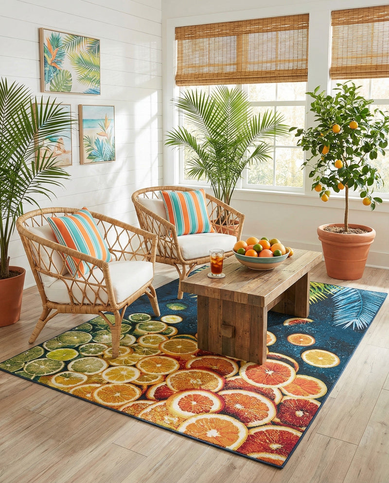 Seaside Haven Rugs Collection Area Rug -  Dunes Rectangle Multi  lifestyle 15