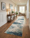 Colorburst Oasis Collection Area Rug -  Tropic Runner Blue  lifestyle 50