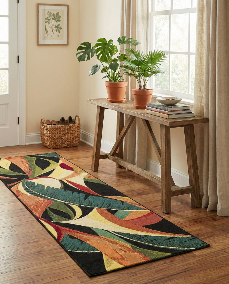 Seaside Blooms Collection Area Rug -  Tivoli Runner Multi  lifestyle 76