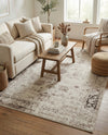 Riviera Elegance Collection Area Rug - Antibes (Beige) Rectangle Beige  lifestyle 12