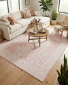 Tribal Terrace Treasures Collection Area Rug -  Incan Isle (Pink) Rectangle Pink  lifestyle 3