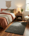 Cozy Comfort Shag Collection Area Rug - Haven (Smoke Gray) Rectangle Smoke Gray  lifestyle 8