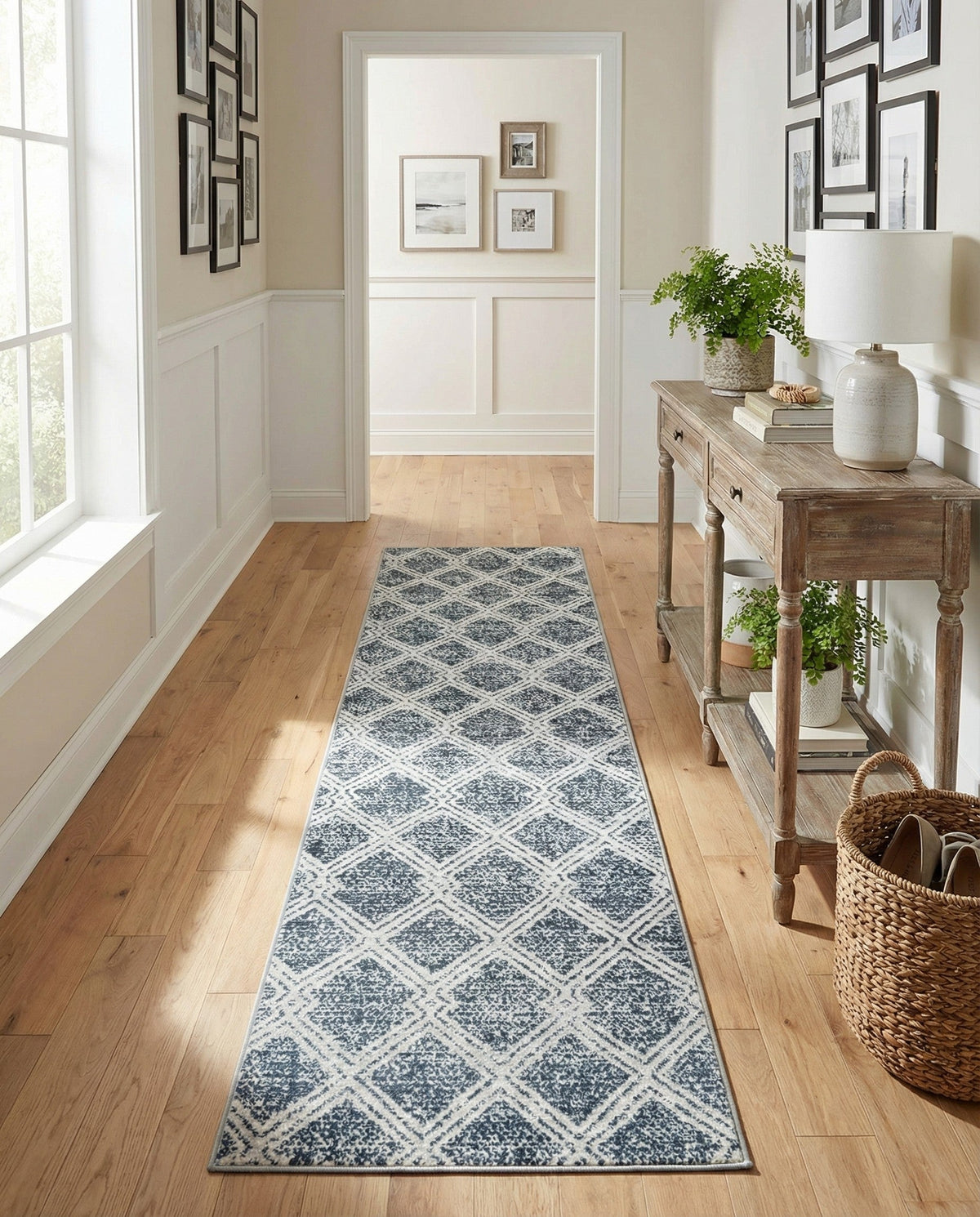 Aegean Elegance Washables Collection Area Rug -  Tinos Runner Ivory  lifestyle 179