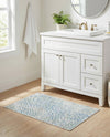 Aegean Elegance Washables Collection Area Rug -  Mykonos Rectangle Ivory Blue  lifestyle 25