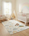 Wonder Tykes Collection Area Rug -  Pixel Rectangle Ivory  lifestyle 27
