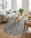 Urban Oasis Rugs Collection Area Rug -  Terrace (Black) Oval Black  lifestyle 63