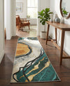 Urban Terrace Collection Area Rug -  Pavilion Runner Multi  lifestyle 80