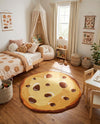 Whimsy Wonders Wool Collection Area Rug -  Lagoon Round Light Brown  lifestyle 7