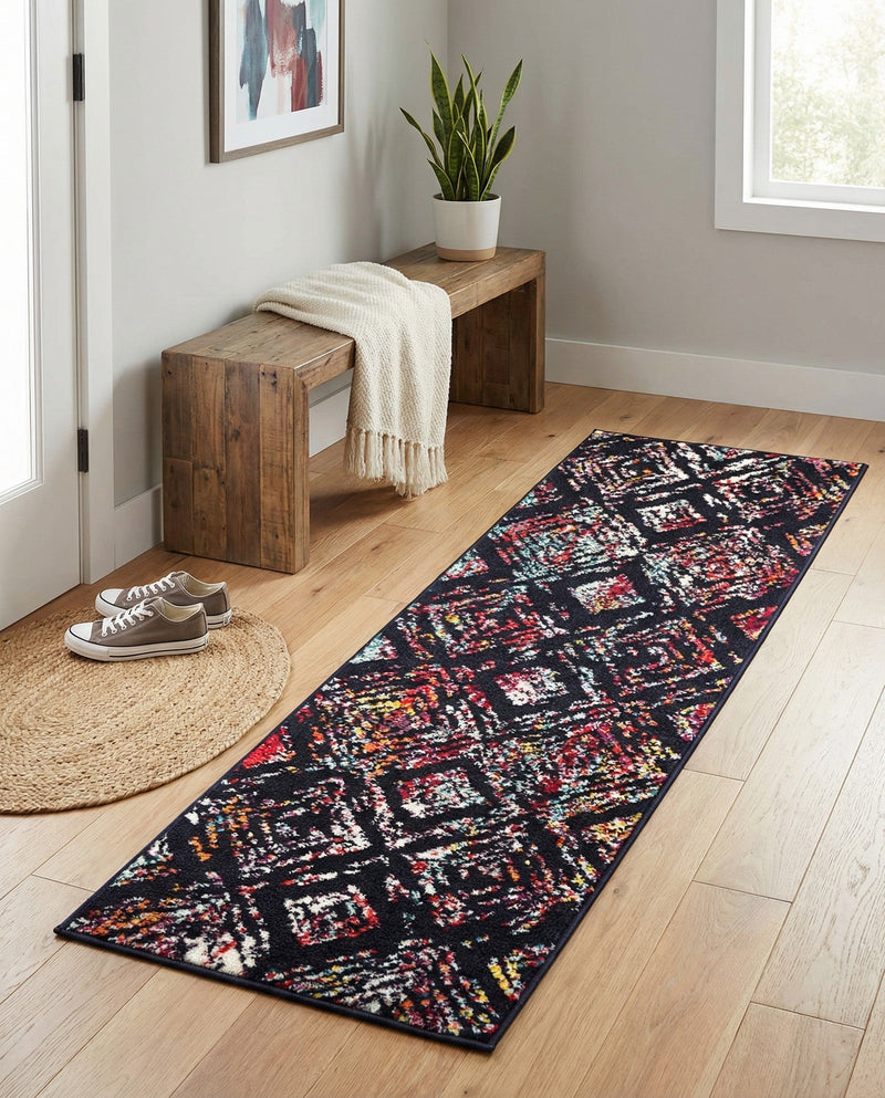 Brighton Terrace Collection Area Rug -  Ovingdean Runner Multi  lifestyle 32