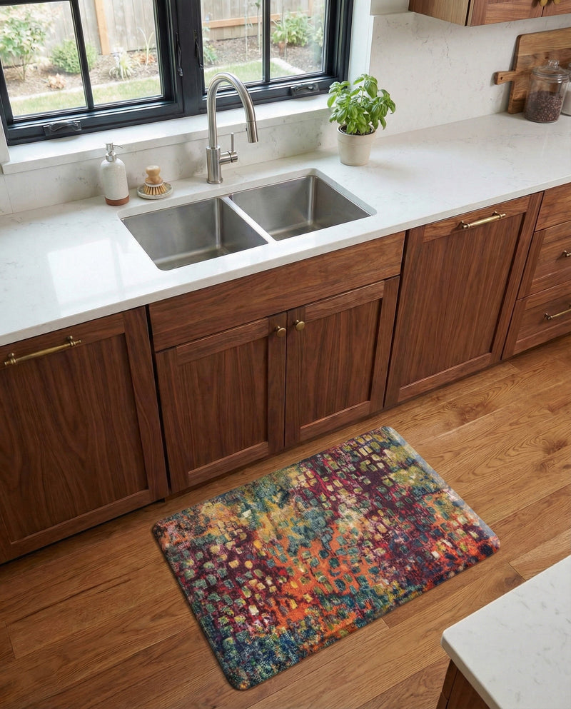 Cozy Mat Collection Area Rug -  Refuge Rectangle Multi  lifestyle 4