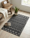 Garden Lattice Charm Collection Area Rug -  Pergola (Charcoal) Rectangle Charcoal  lifestyle 15