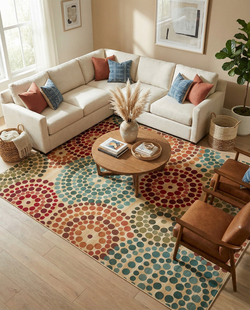 Urban Terrace Collection Area Rug -  Esplanade Rectangle Beige  lifestyle 38