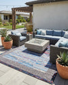 Urban Terrace Collection Area Rug -  Oasis Rectangle Multi  lifestyle 18