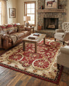 Frontier Trails Collection Area Rug -  Onyx Rectangle Red  lifestyle 33