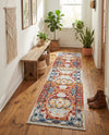 Parisian Elegance Collection Area Rug - Versailles (Rust Red) Runner Rust Red  lifestyle 58