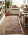 Sahara Essence Collection Area Rug - Oasis (Brown) Runner Brown  lifestyle 42