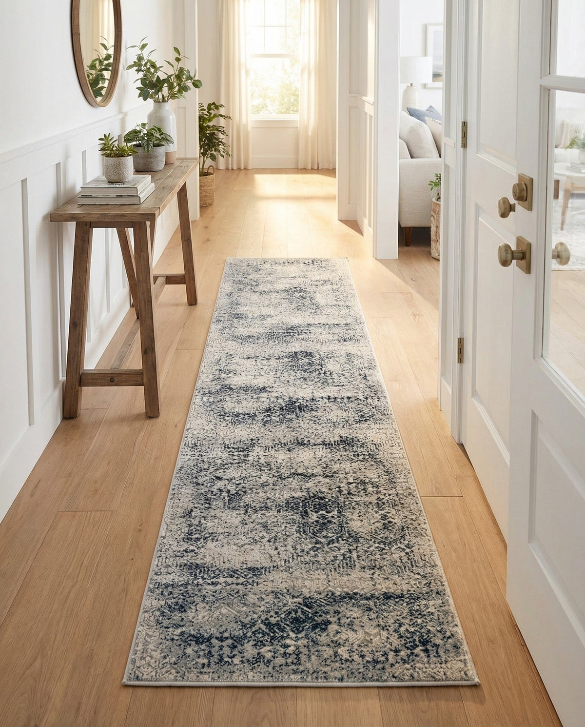 Bloomsbury Elegance Collection Area Rug -  Pimlico Runner Blue  lifestyle 98