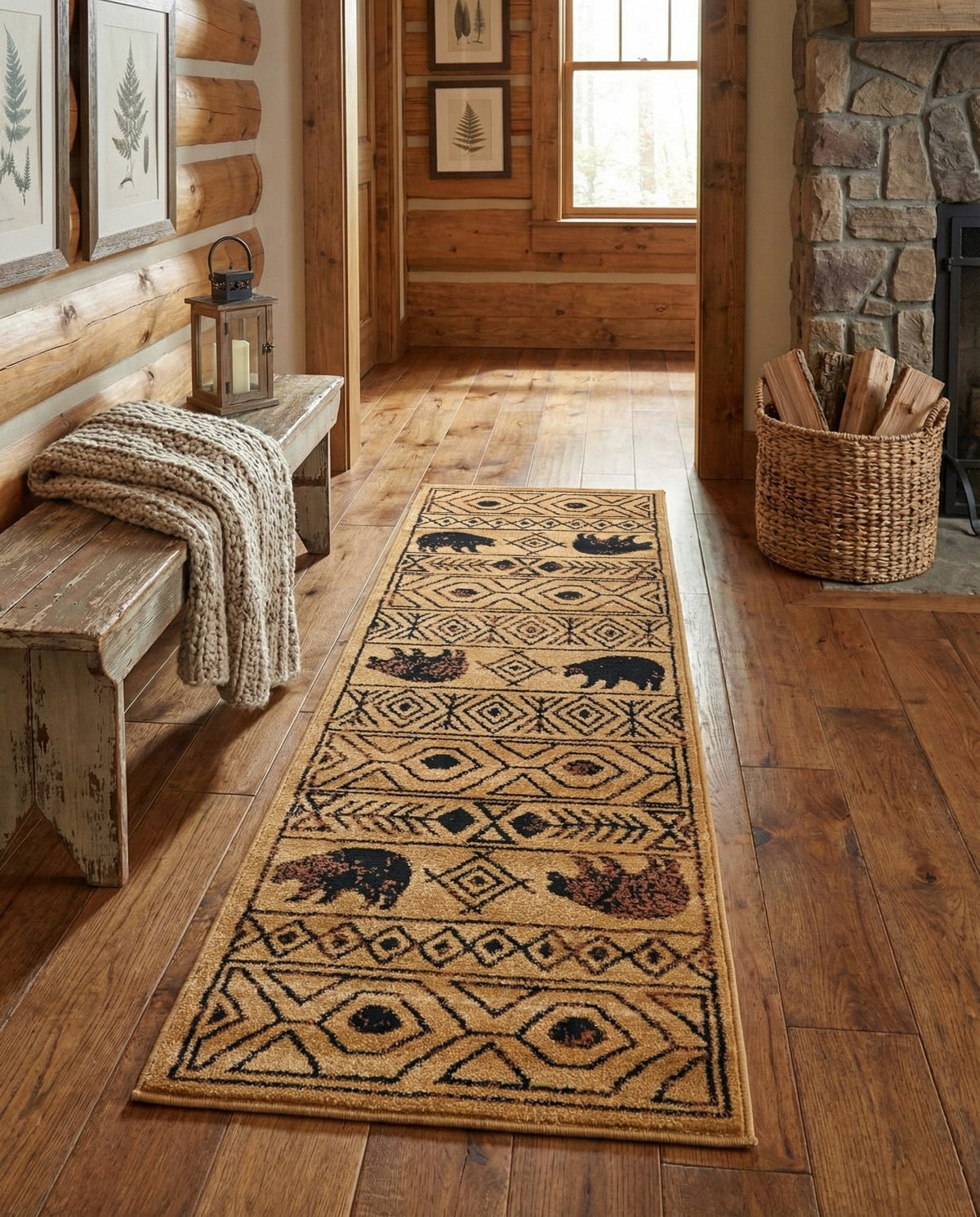 Frontier Trails Collection Area Rug -  Sedona Runner Cedar  lifestyle 113