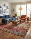 Trellis Mosaic Collection Area Rug - Arborville (Multi) Square Multi  lifestyle 27