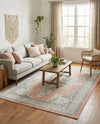 Beverly Grove Collection Area Rug -  Fairfax (Rose) Rectangle Rose  lifestyle 15
