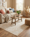 Tribal Terrace Treasures Collection Area Rug - Mayan Marina (Natural) Rectangle Natural  lifestyle 17