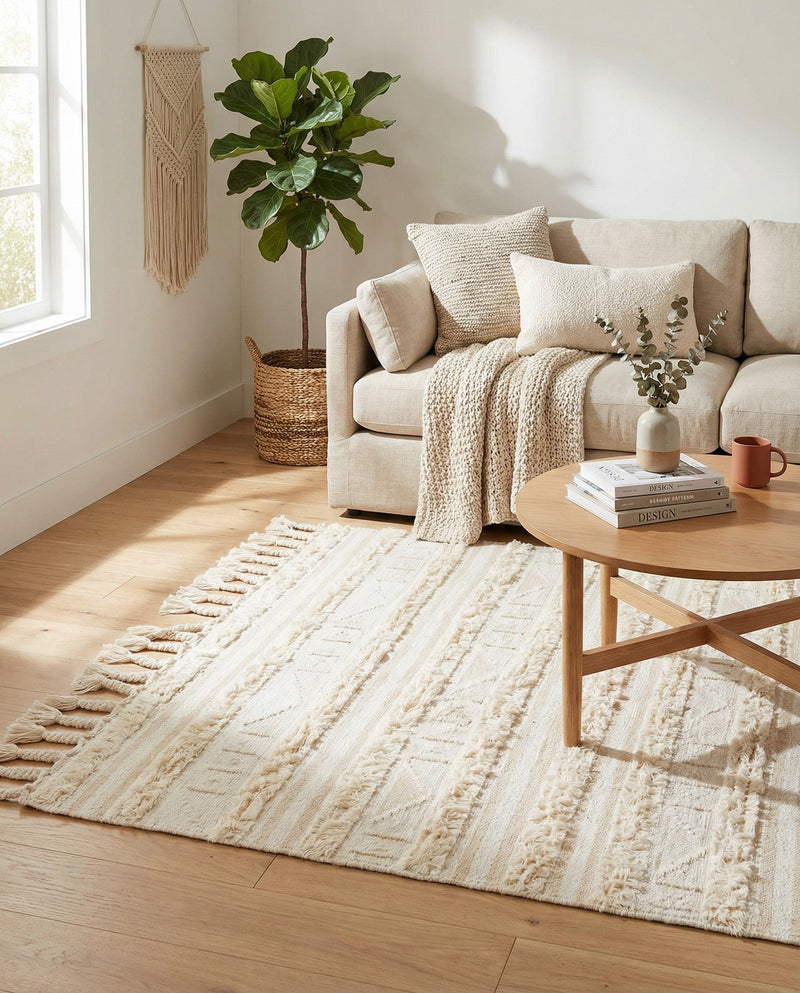 Sonoran Collection Area Rug - Montezuma Rectangle Ivory  lifestyle 46