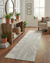 Desert Nomad Terrace Collection Area Rug - Sahara (Gray) Runner Gray  lifestyle 31